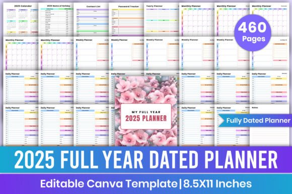 2025 All-in-One Canva Planner Bundle