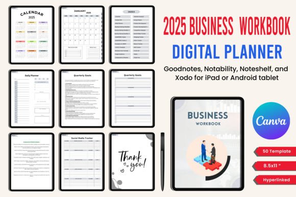 2025 Hyperlink Digital Planner Bundle