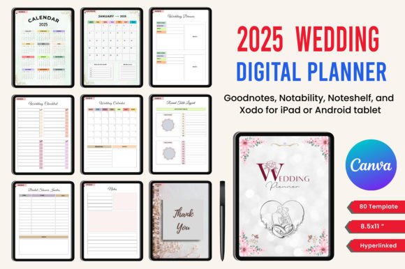 2025 Hyperlink Digital Planner Bundle