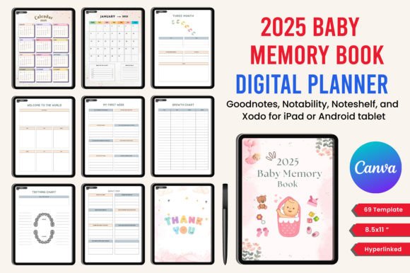 2025 Hyperlink Digital Planner Bundle