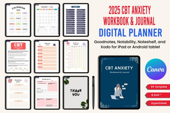 2025 Hyperlink Digital Planner Bundle