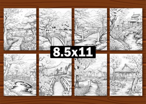 300 Spring Scenes Coloring Pages