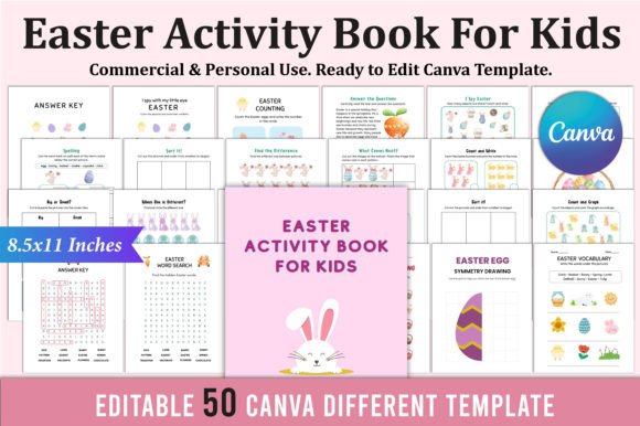 Best Kids Activity Book Bundle for Canva