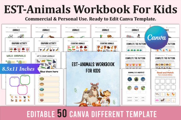 Best Kids Activity Book Bundle for Canva