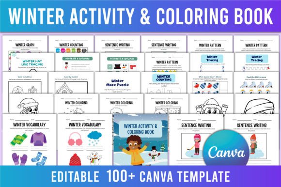 Best Kids Activity Book Bundle for Canva