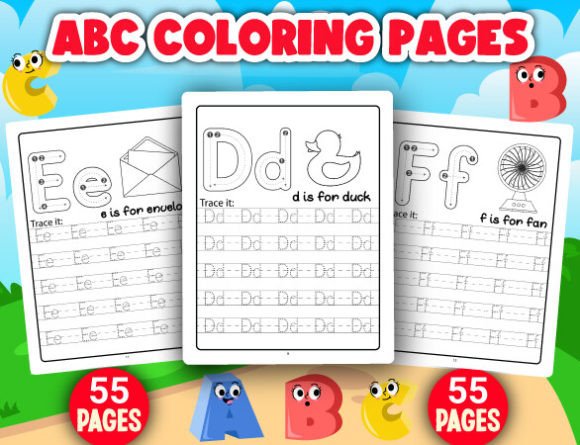 Kids Activity and Coloring Pages Bundle
