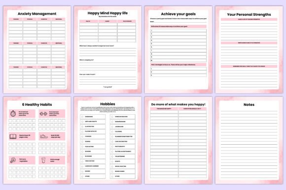 Self-Love Journal Bundle Canva Template