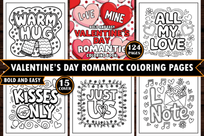 ADULT Bold & Easy Quotes Coloring Page Bundle