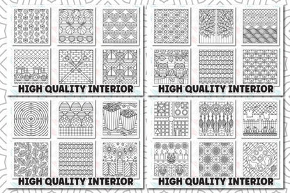 Comfy Patterns Coloring Book Bundle